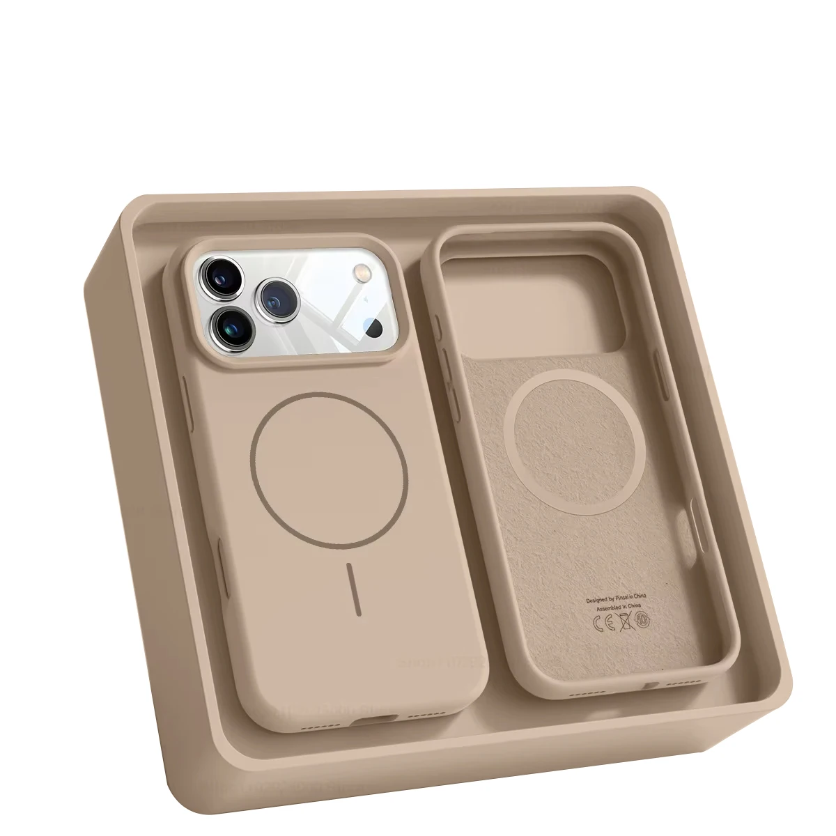 Magnetyczne, oryginalne etui z płynnego silikonu do iPhone 13, 14, 15, 16, 17, 18 Pro Max, kompatybilne z systemem MagSafe, obudowa do telefonu iPhone 18 Pro Max. — 2