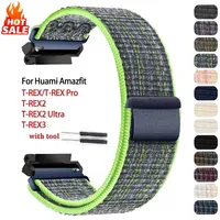 Nylon Strap For Huami Amazfit T-REX 3 Smart Watch Band Women Men Bracelet For Amazfit T-Rex/Pro T-Rex 2Ultra Wristband Correa