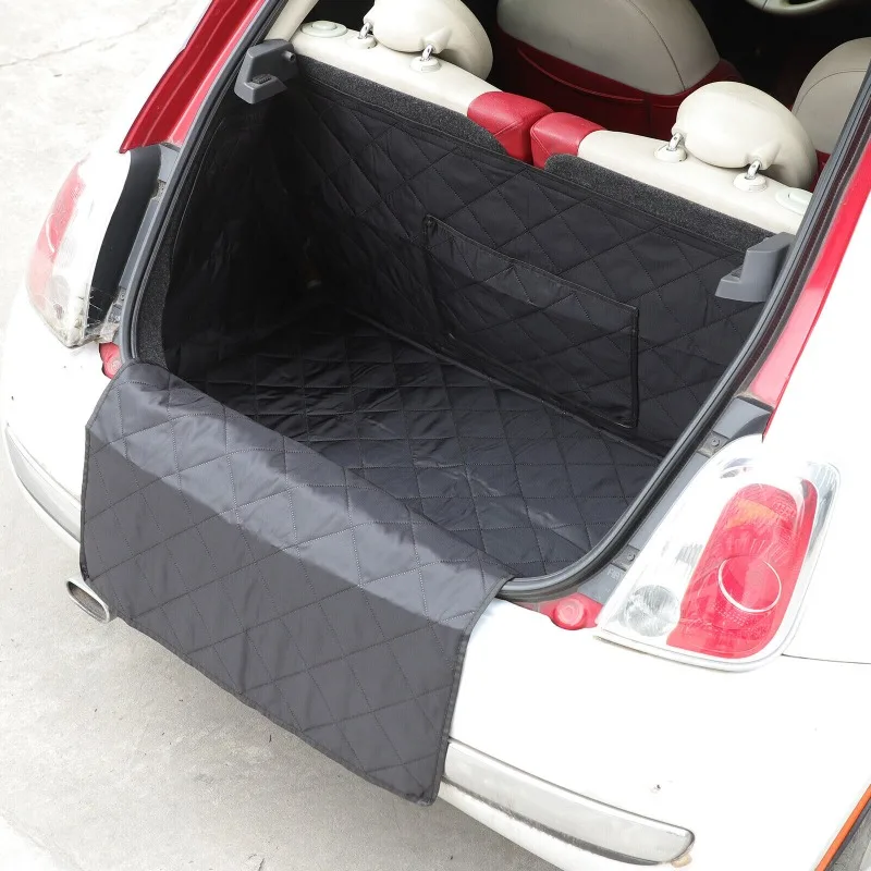 

Oxford Cloth Car Waterproof Car Boots Pet Mat Trunk Pet Anti Dirty Pad Mat Car Accessories For Fiat 500 2007-2015