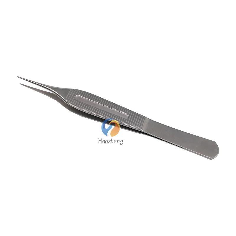 Pinza per tessuti Adson Pinza per micro dissezione Adson Pinzetta dritta in plastica liscia 1x2 denti 12,5 cm 14 cm