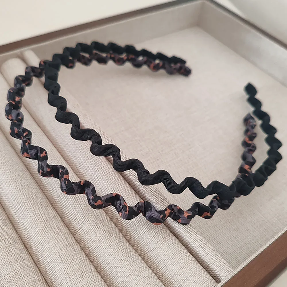 ربطات شعر كلاسيكية بسيطة على الطراز القديم على شكل الفهد للنساء والفتيات وإكسسوارات أربطة الشعر