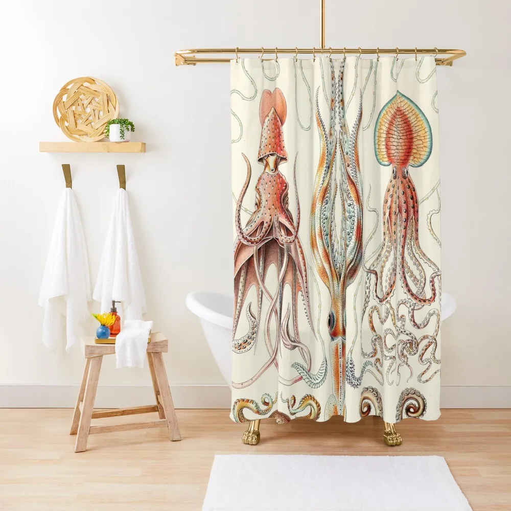 

Ernst Haeckel - Gamochonia - Vintage science illustration Shower Curtain Shower Set Anime Shower Curtain