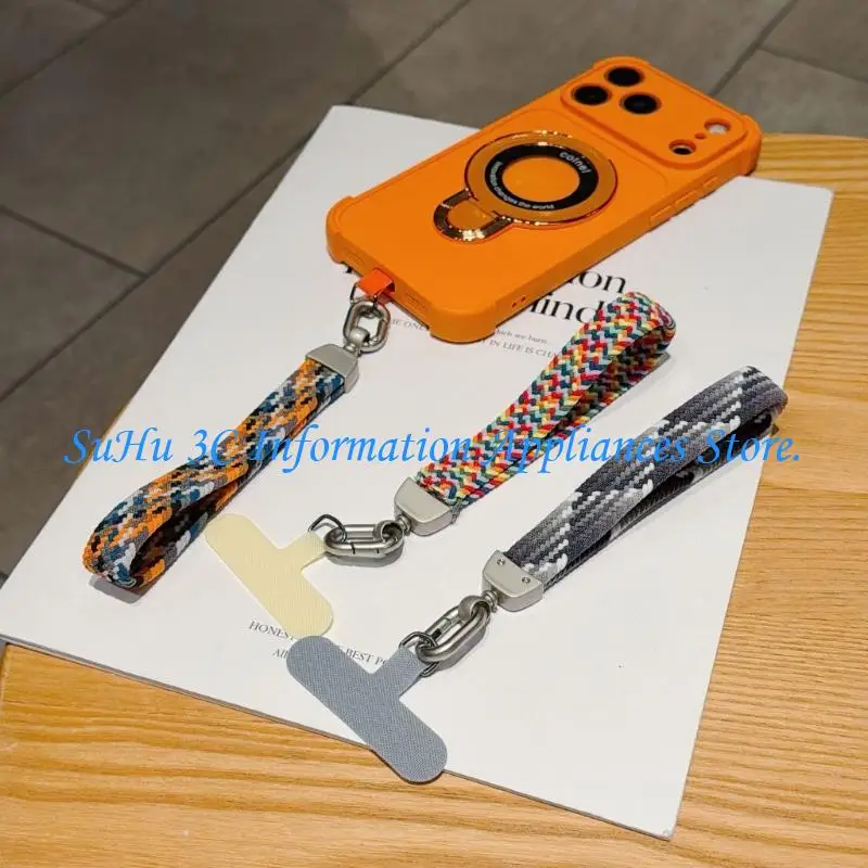 Phone Carry Band with Wrist Lanyard Form and Metal Clip for Daily Errands Walking and Travel Use Access