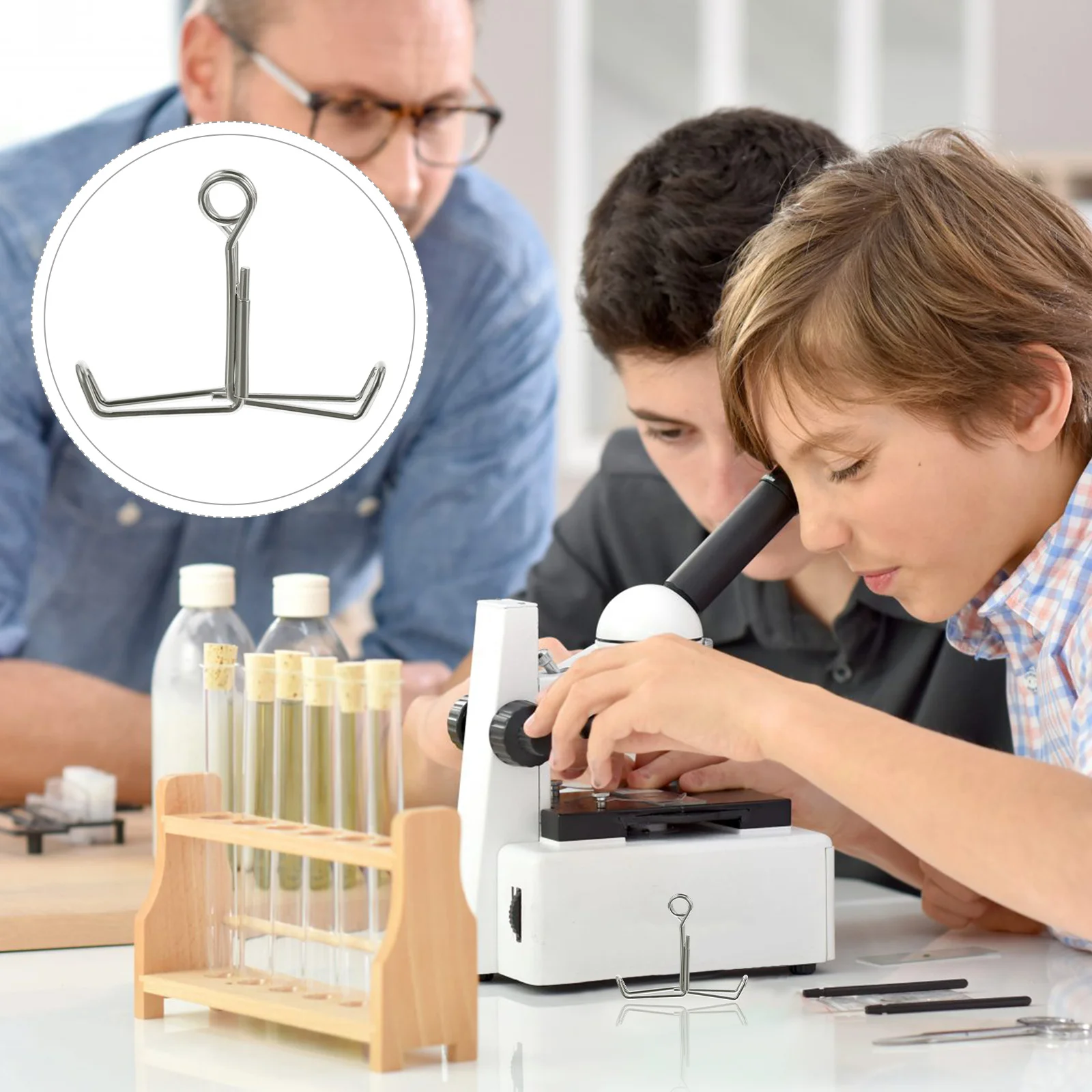 

10 pcs Stop Water Clip Rubber Tube Durable Iron Spring Clamp Strong Bite Force Leak Proof Laboratory Teaching Equipment Adjust