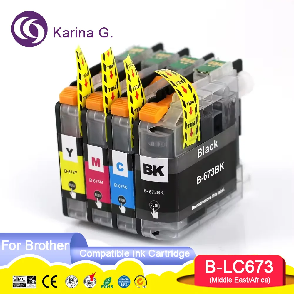 LC673 Compatibele kleureninktcartridge LC673 voor Brother MFC-J2320 MFC-J2720 printer