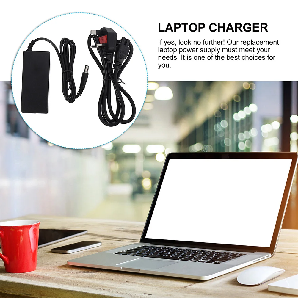 مجموعة واحدة من أدوات شحن محول بلاستيكي متين وخفيف الوزن ومخرج طاقة عالي للكمبيوتر المحمول