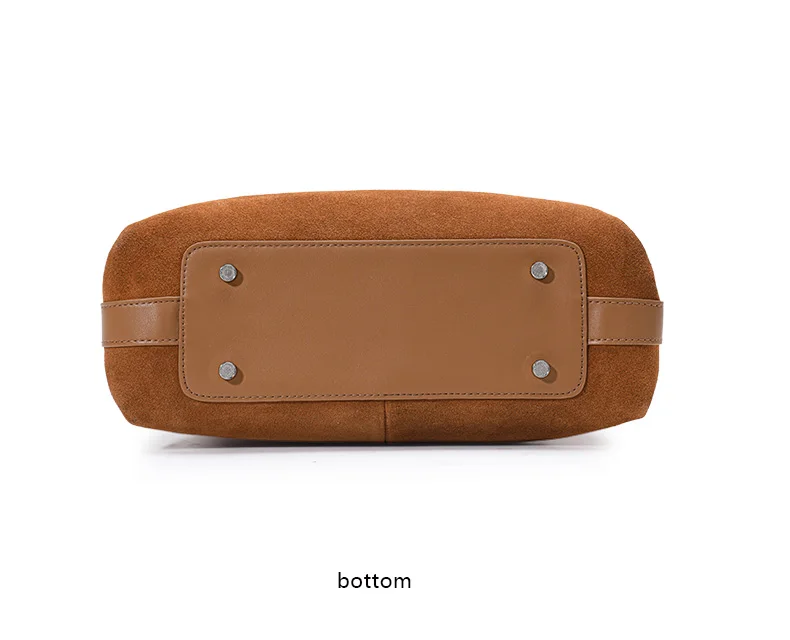 Aidanni Vintage Matte Kuhleder-Unterarmtasche für Damen, 2026 Neue Große Hobo-Tasche mit Quaste, Einzel-Schultertasche – Detail 11