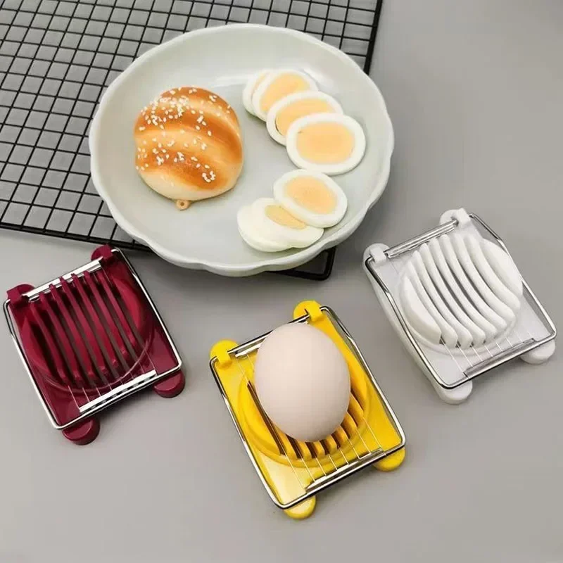 Two-in-one, Stainless Steel Egg Cutter, Multi-functional Dual-purpose Preserved Egg Splitter, Petal Slicer, Egg Cutting Artifact