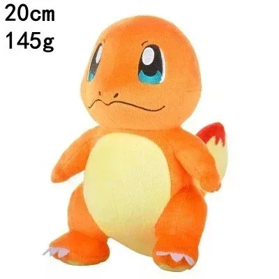 2025 لعبة البوكيمون القطيفة عالية الجودة أنيمي الكرتون بيكاتشو تشارماندر السنجاب Bulbasaur محشوة دمية هدية للأطفال الأطفال.