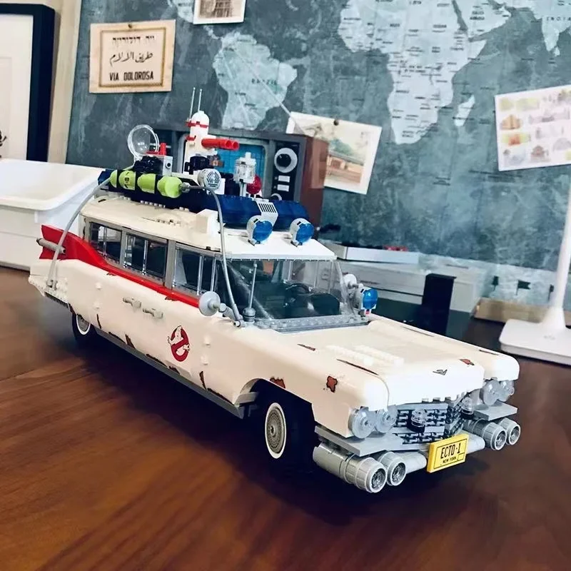 

IN STOCK Compatible 10274 Ghostbusters Ecto-1 Building Blocks Car Model Bricks For Kids Adults Toys Birthday Christmas Gifts