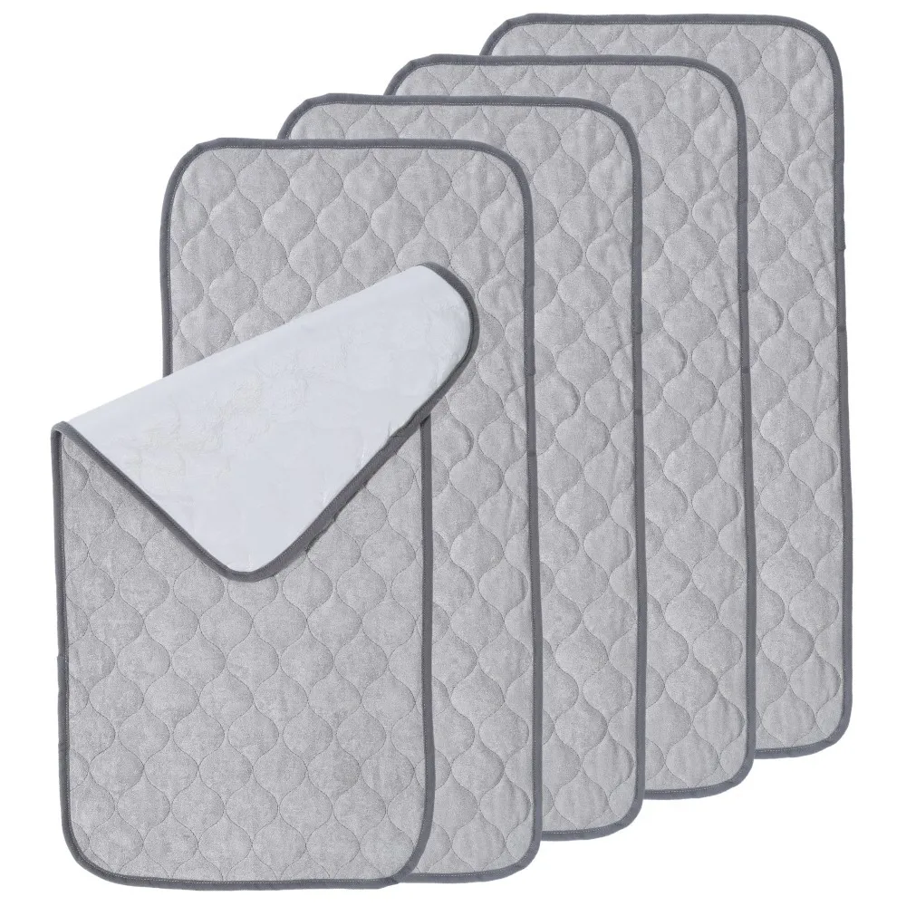 3Pcs Waterproof Changing Pad Liners Washable Reusable Baby Diapers Changing Mats Liner Bamboo Cotton Newborn Bedding Baby Gift