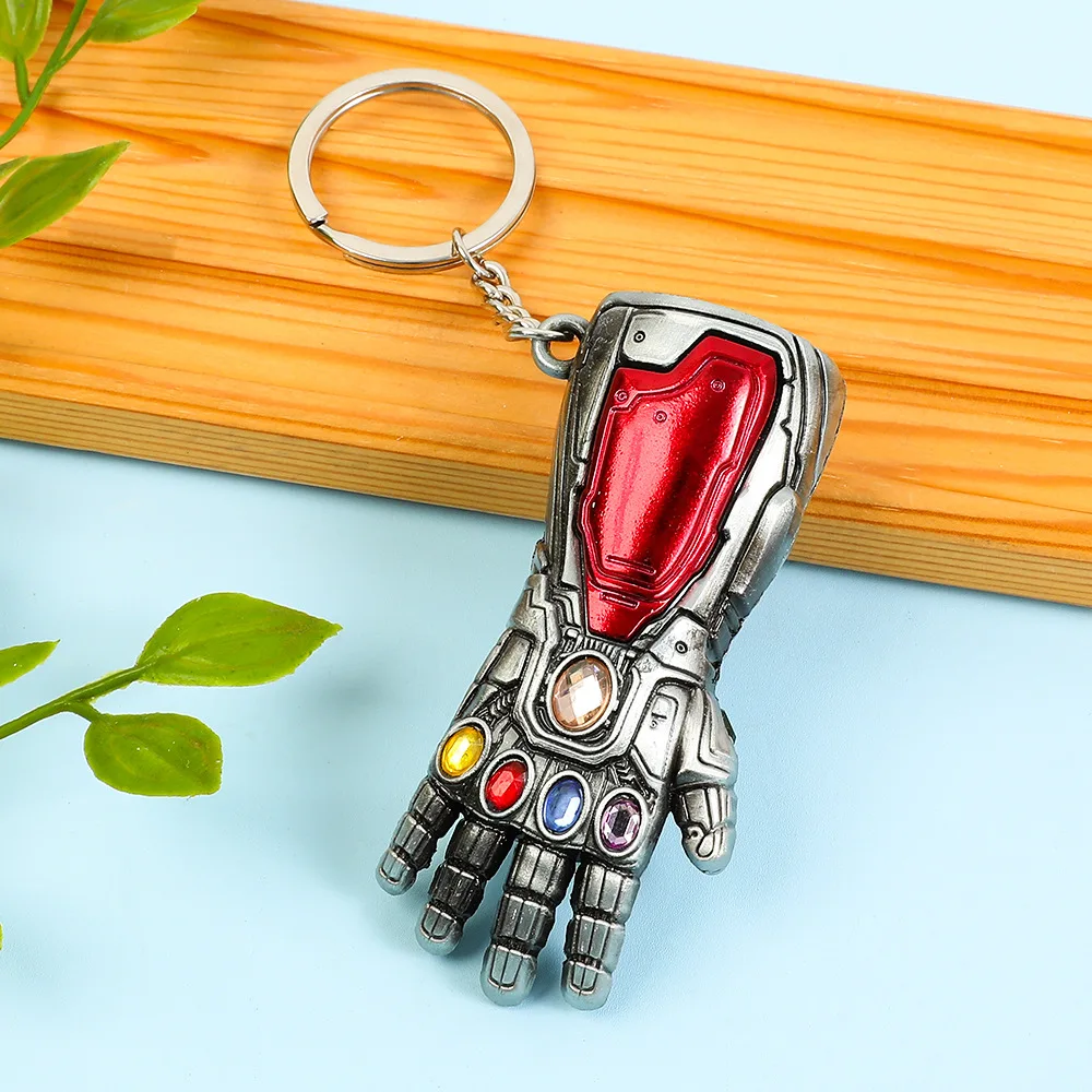 Iron Man Infinity Glove Schlüsselanhänger - Kreativer, cooler Avengers Infinity Stones Anhänger, einzigartiges Fan-Accessoire, Geschenk – Detail 2