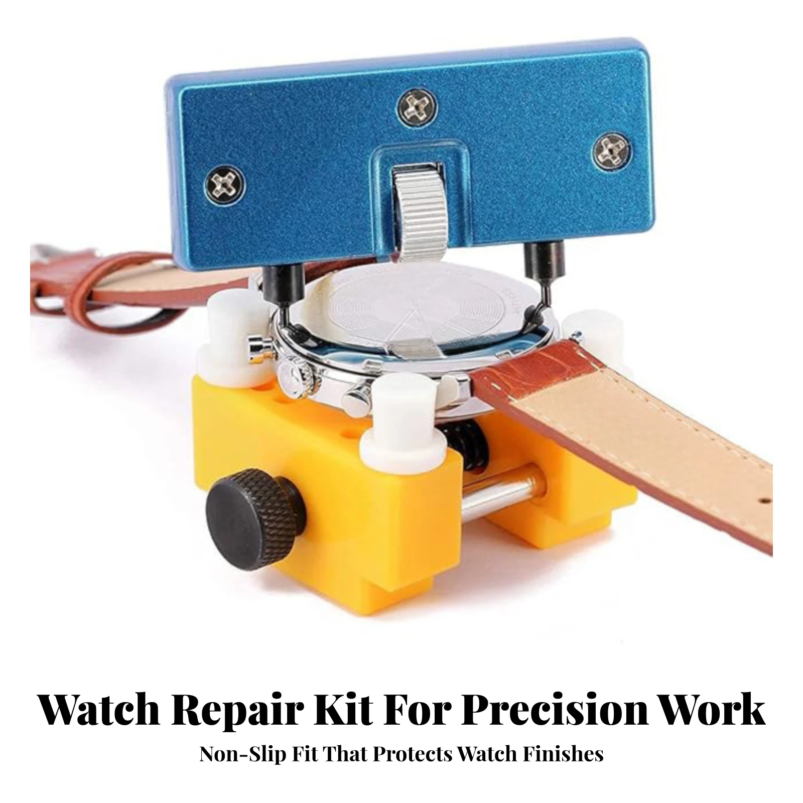 2 Pieces Tool Kit Portable Watch Case Opener for Hobbyists, Battery Replacement