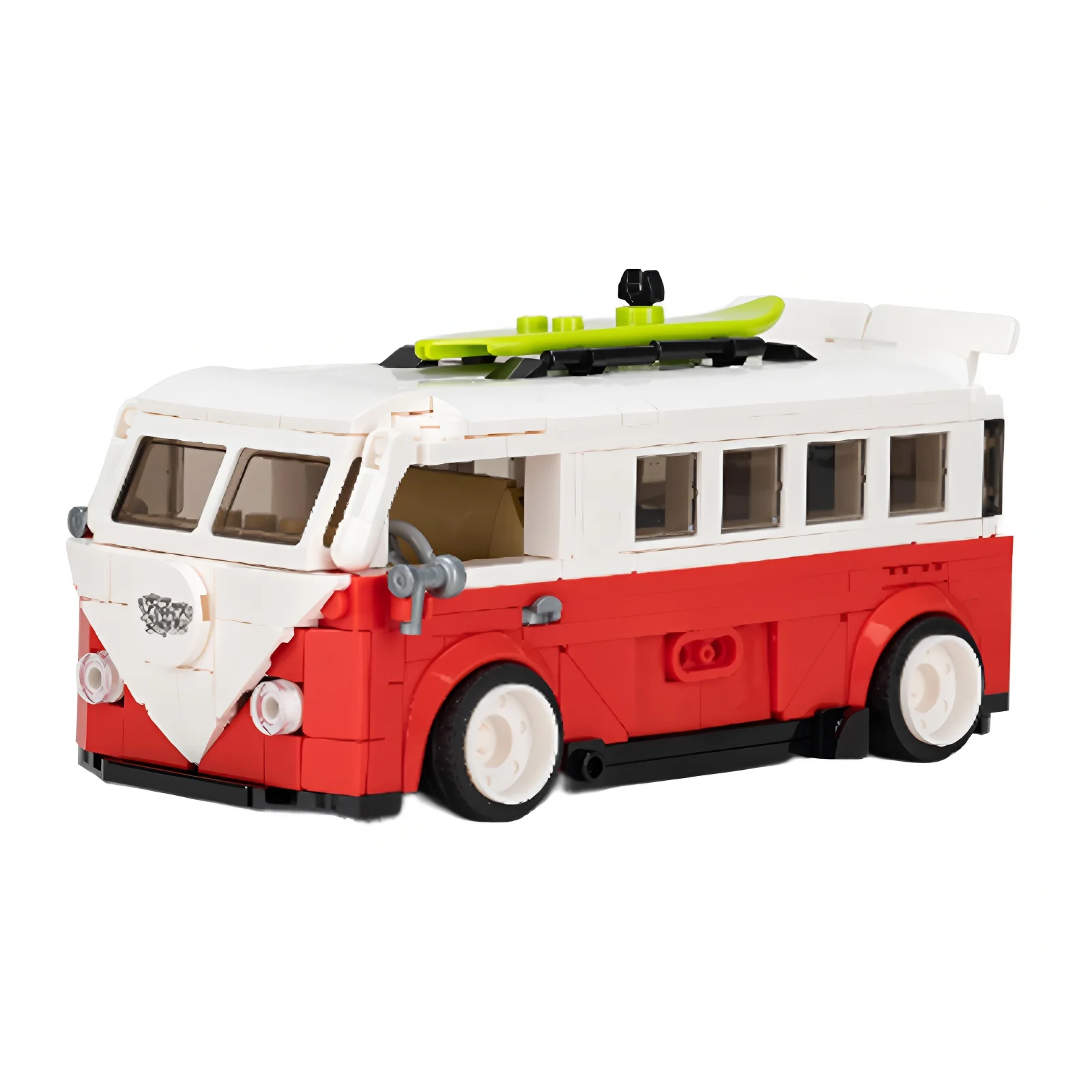 PB8807 T1 Camper Van 8 Stud Vehicle Model 456pcs Building Block Military Truck Gift Creative Collectors