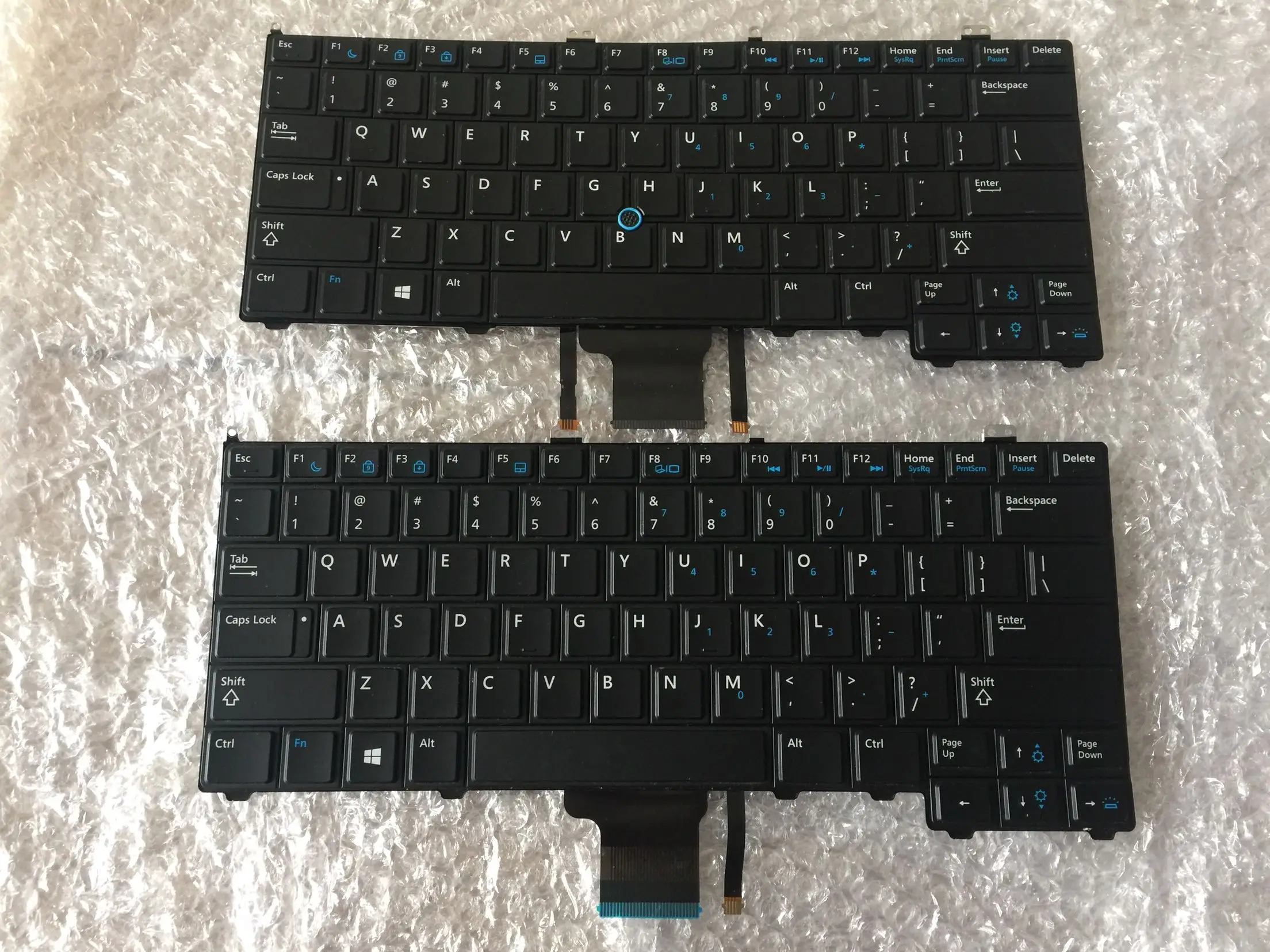 UK/GB Verlicht Toetsenbord Voor Dell Latitude 7450, 7470, 7480, 7490, 7350 – Met Trackpoint – Zwart, MP-13L86