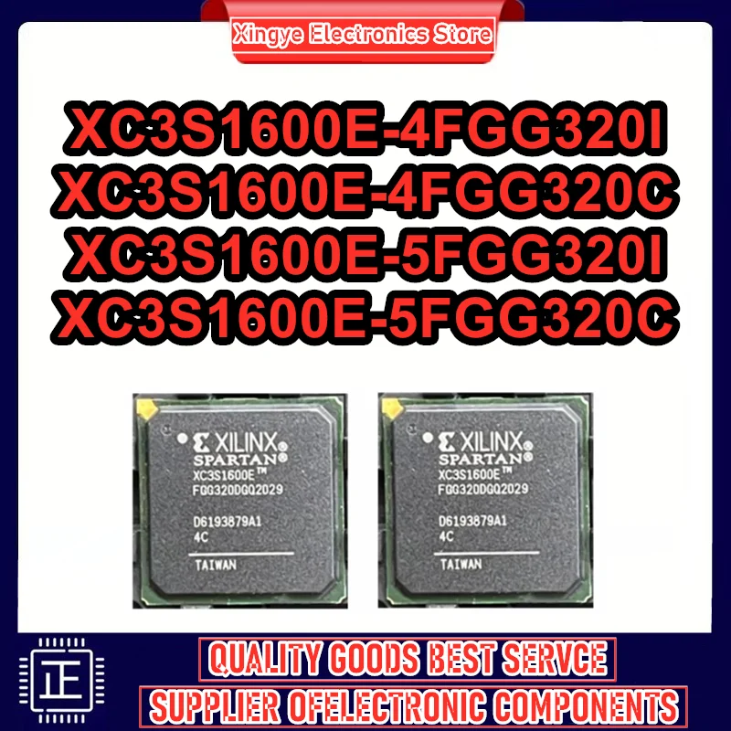 

XC3S1600E-4FGG320I XC3S1600E-4FGG320C XC3S1600E-5FGG320I XC3S1600E-5FGG320C Микросхема BGA-320 100% новый оригинальный на складе