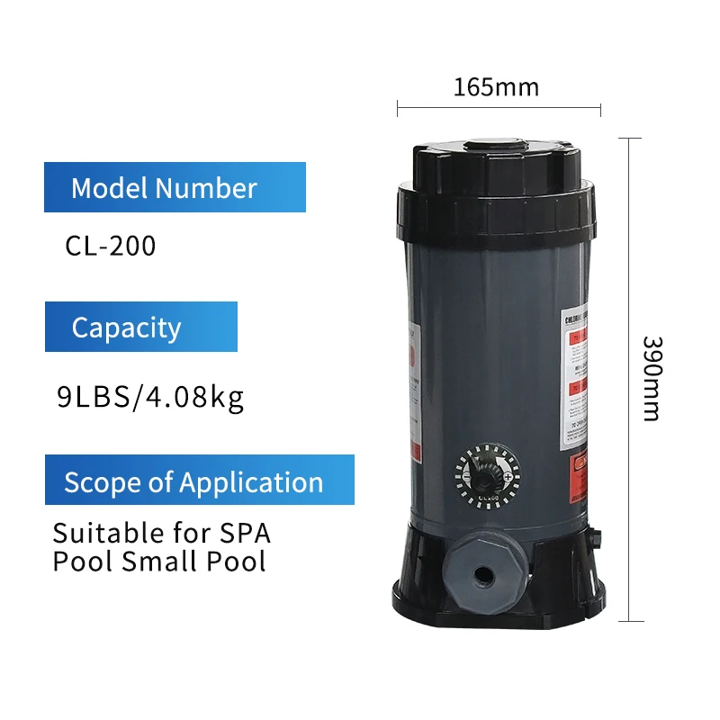 卸売新しいデザインの自動塩素フィーダー スイミング プール プール クリーニング ツール & アクセサリー