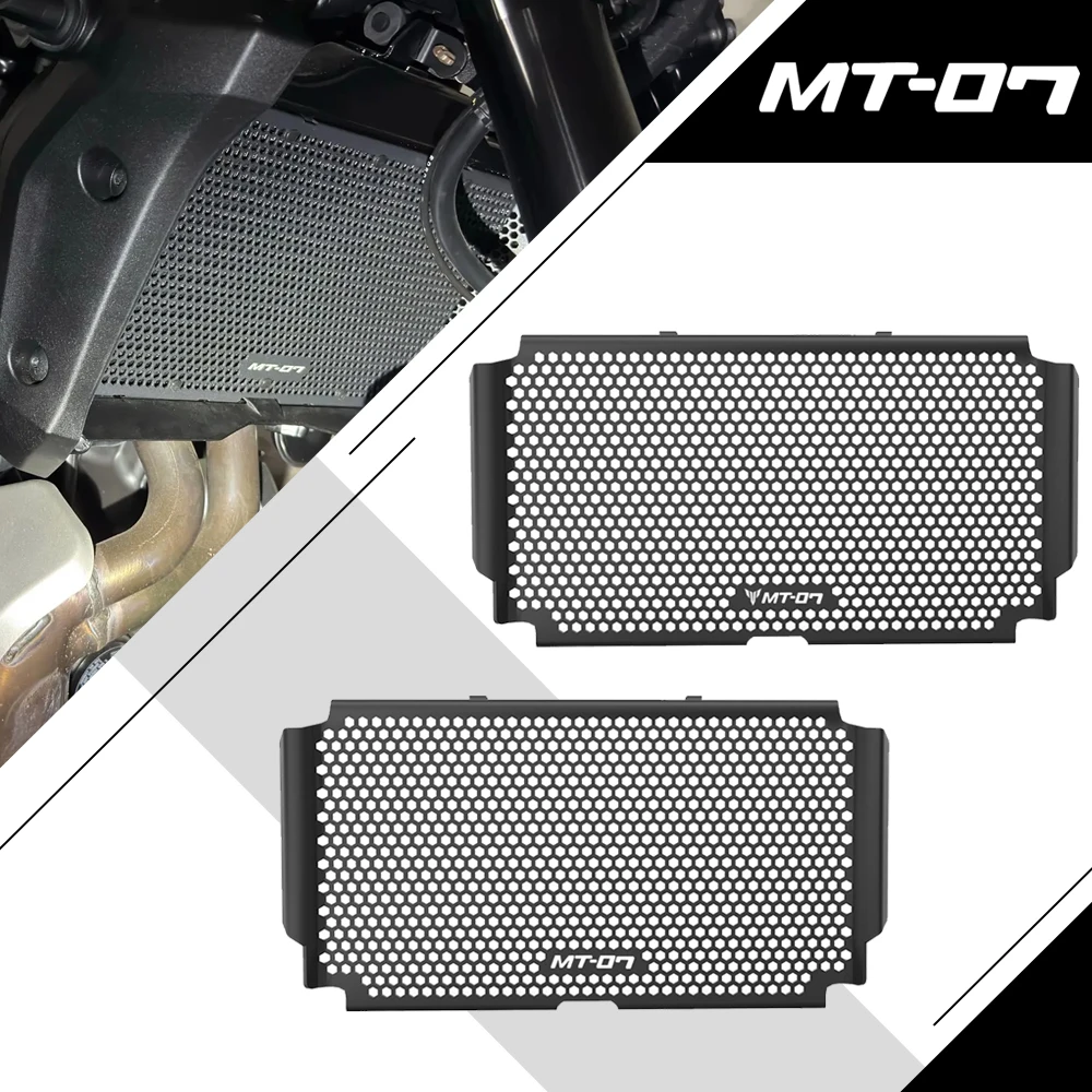 

Для Yamaha MT-07 MT 07 MT07 Y-AMT 2025 2026 2027 аксессуары для мотоциклов решетка радиатора защитная решетка защитная крышка