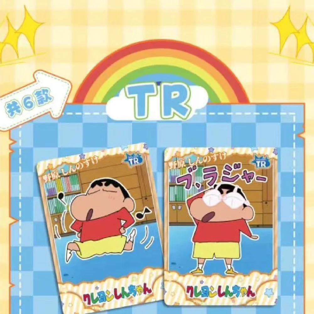 Nuovo originale Anime Crayon Shin-chan Card Party Game Card Collection Edition scatola di carte di vendita calda regali di compleanno per bambini