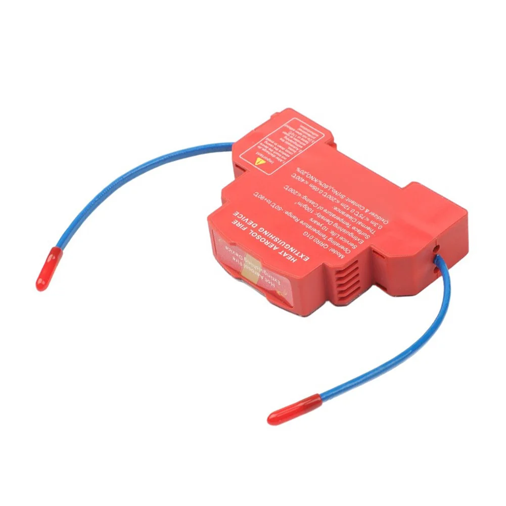 Fire Protection Device for Automobiles with Dual Direction Spray and Integrated Sensor for Flame and High-Temp Detection