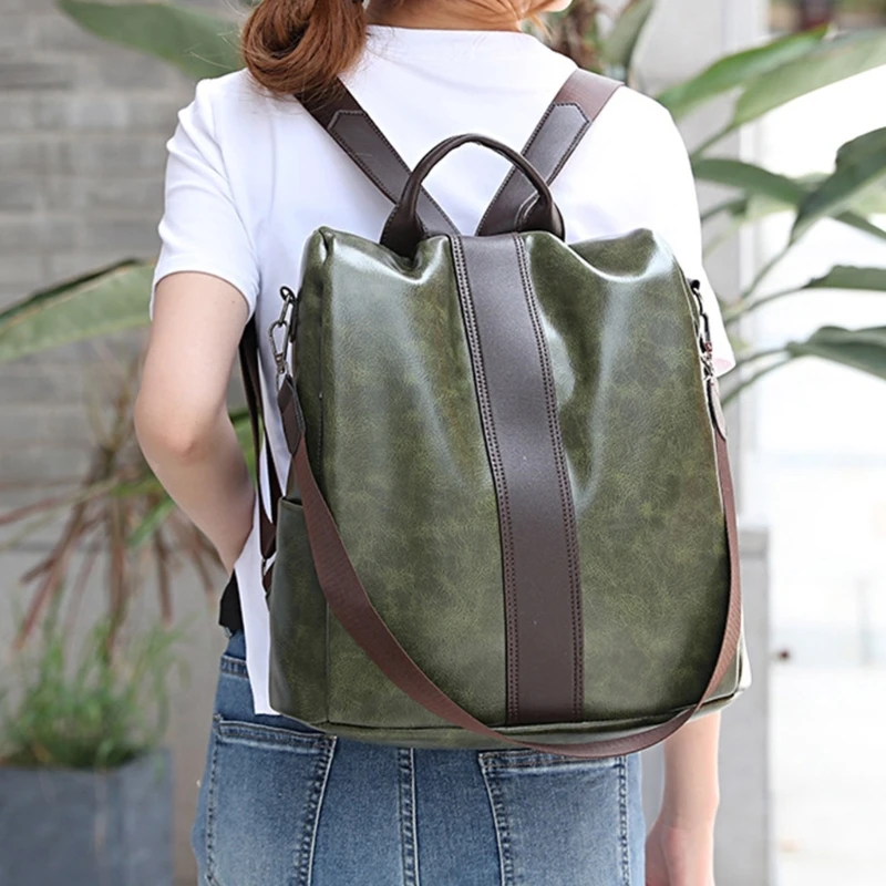 Fashion Bookbags Versatile Backpack Double Strap Shoulder Bag Korean Pack