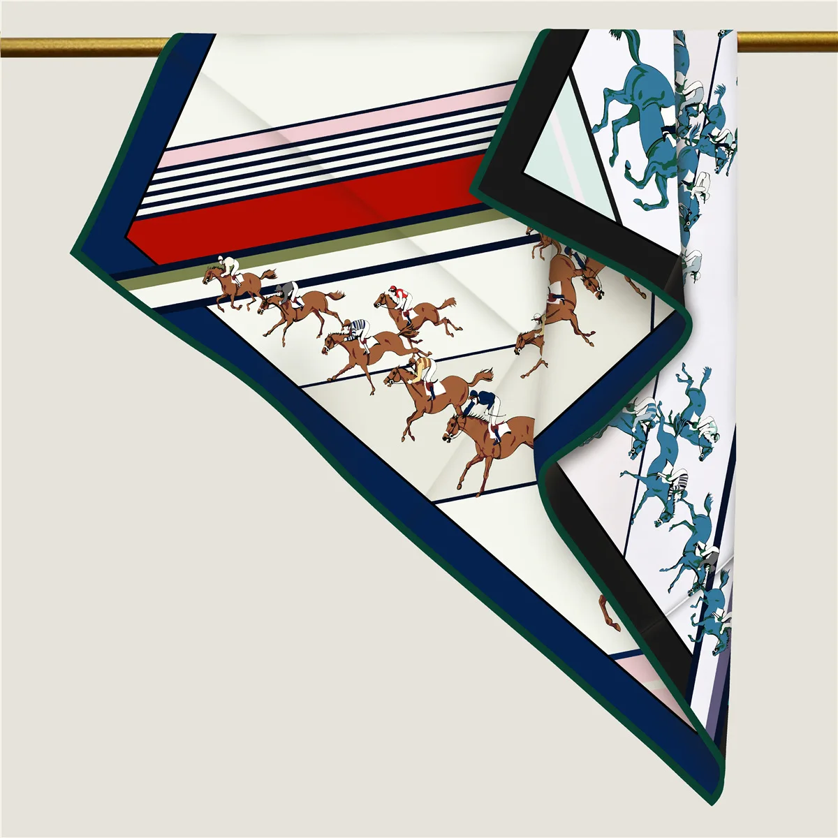 

Luxury Designer Twill Silk Scarf 90cm Hand Rolled Edge Square Bandanas Shawls Neck Head Accessories Bag Belt Decoration Gift
