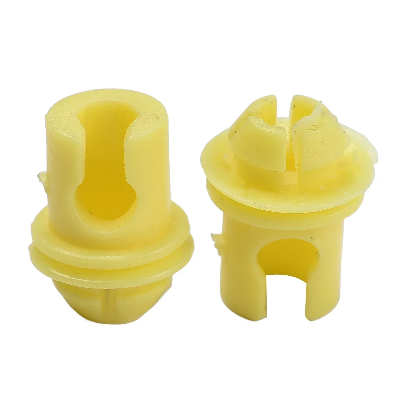 2pcs Car Interior Door Clips Door-Lock Mechanism Yellow Plastic 12MM*6.7MM Fasteners Fit For BMW 7 Series E23 E32 E38 E65 E66