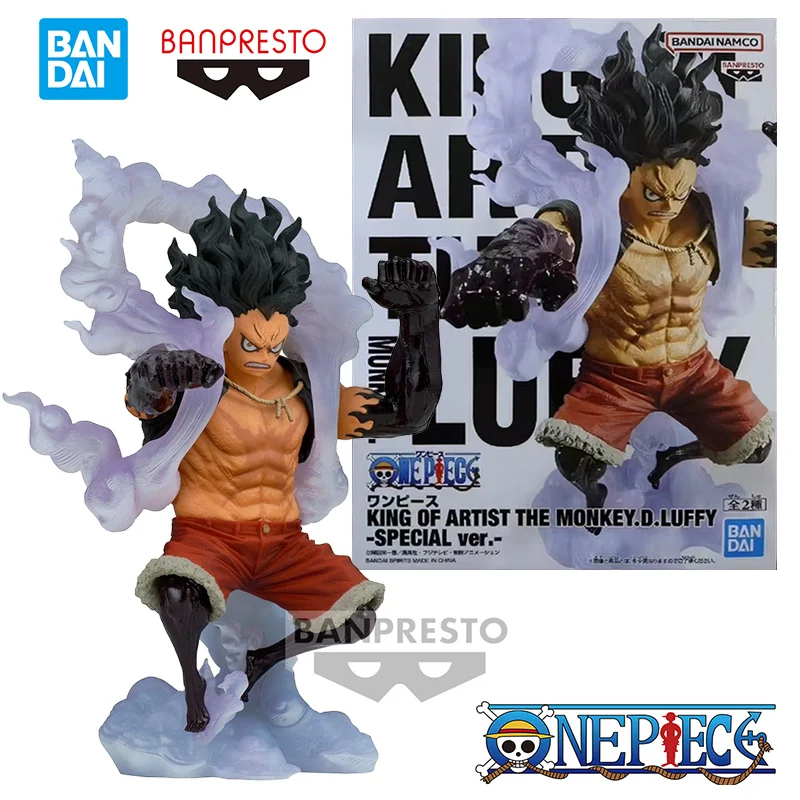 

Bandai Namco One Piece King of Artist KOA Monkey.D.Luffy Special Ver.B, 14 см, оригинальная аниме-фигурка, модель, игрушка, подарок, коллекция