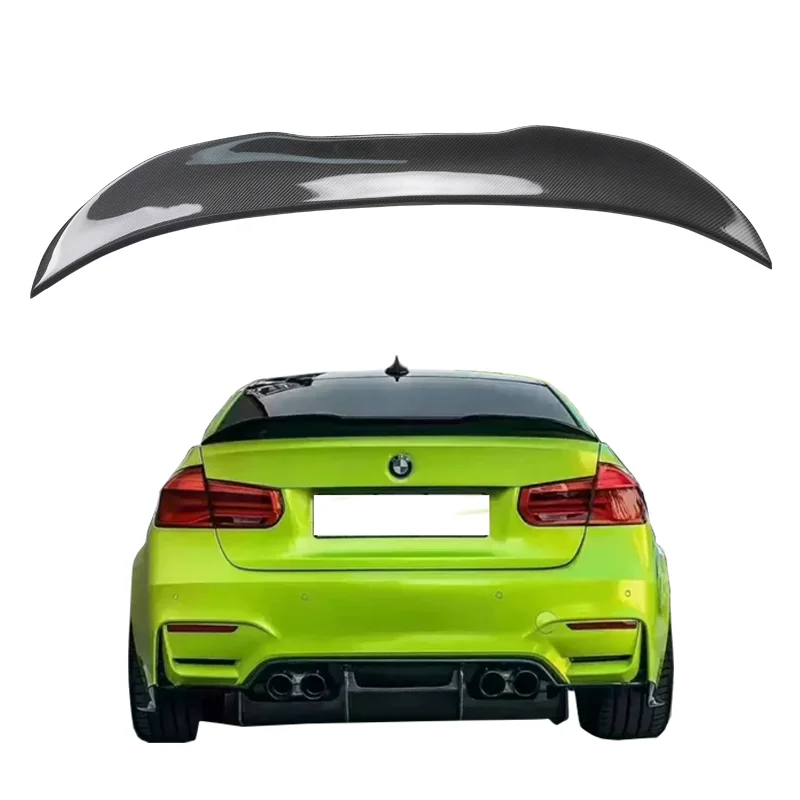 

Car Rear Trunk Lid Lip Spoiler Wings carbon fiber material Rear Spoiler For BMW 3 Series F30 F35/F80 M3 PSM Style 2012-2019