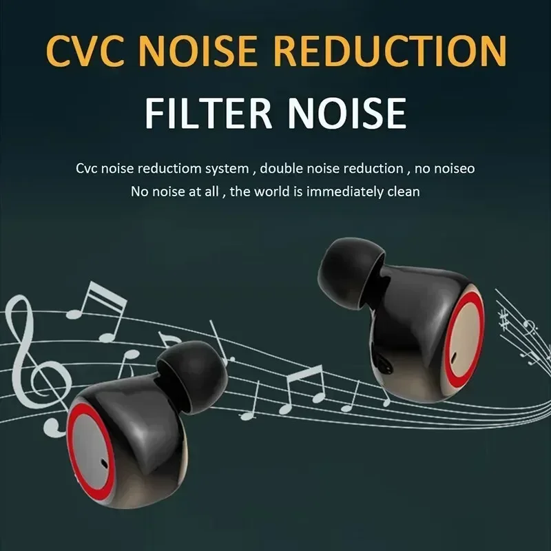 Wireless Bluetooth 5.0 Earphones 9D Stereo Headset with Mic Y50 TWS Touch Control Sport Earphones Waterproof Earbuds LED Display