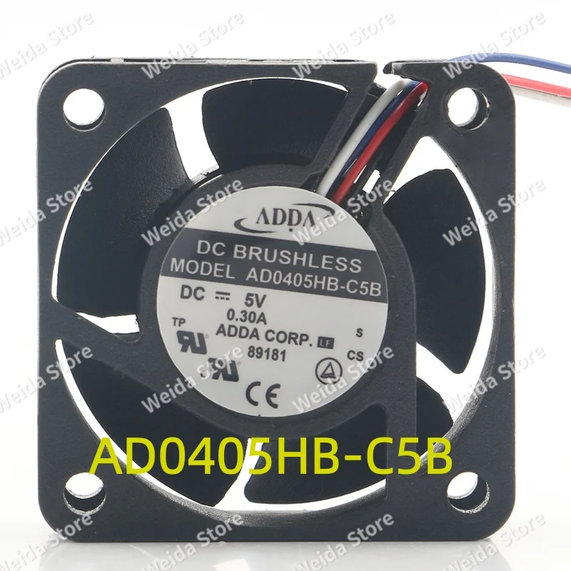 Authentic original equipment. Xiexi 4020 5V 0.30A two-wire switch fan AD0405HB-C5B
