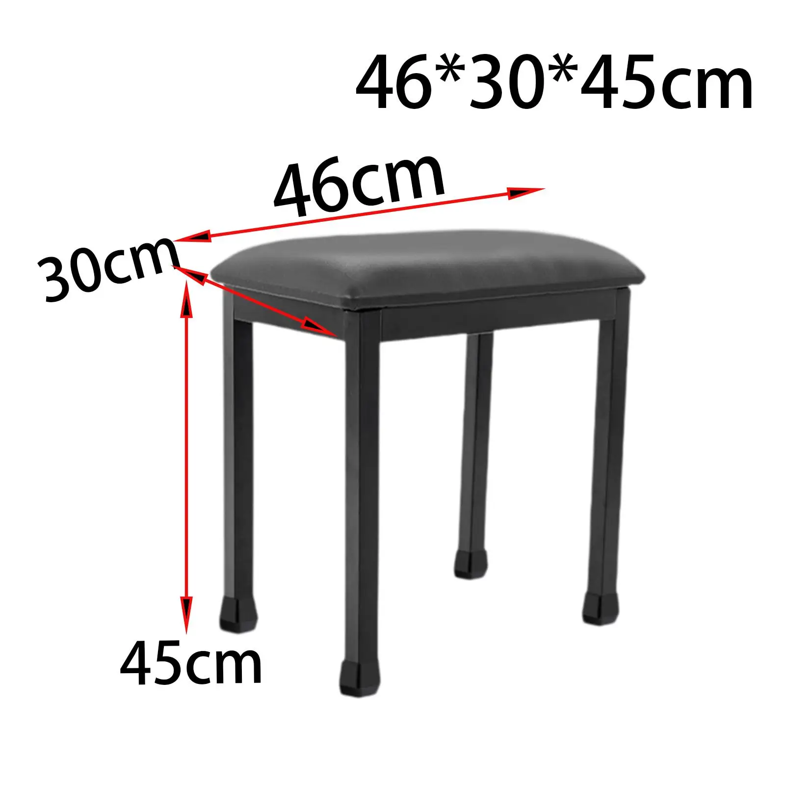 Piano Stool Chair Sturdy with Iron Legs Keyboard Bench for Electronic Piano Stage Musical Instrument Playing Guzheng Pipa image 6