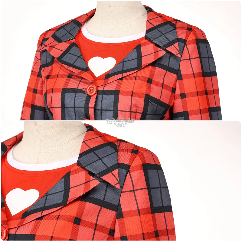 

‌Chloe Cher Horowitz Cosplay Clue Costume less Checkered tops skirts T-shirts men women casual uniform Halloween Christmas suit