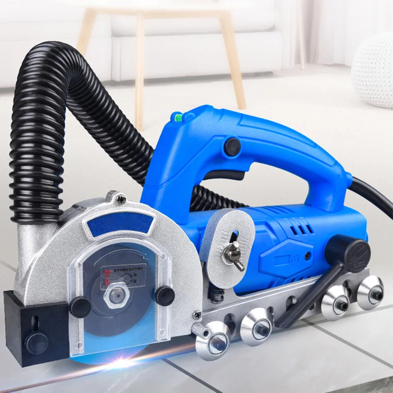 

1200W Electric Seam Cleaner Beauty Seam Construction Tool Dust-free Cutting Seam Clean Slotter Machine