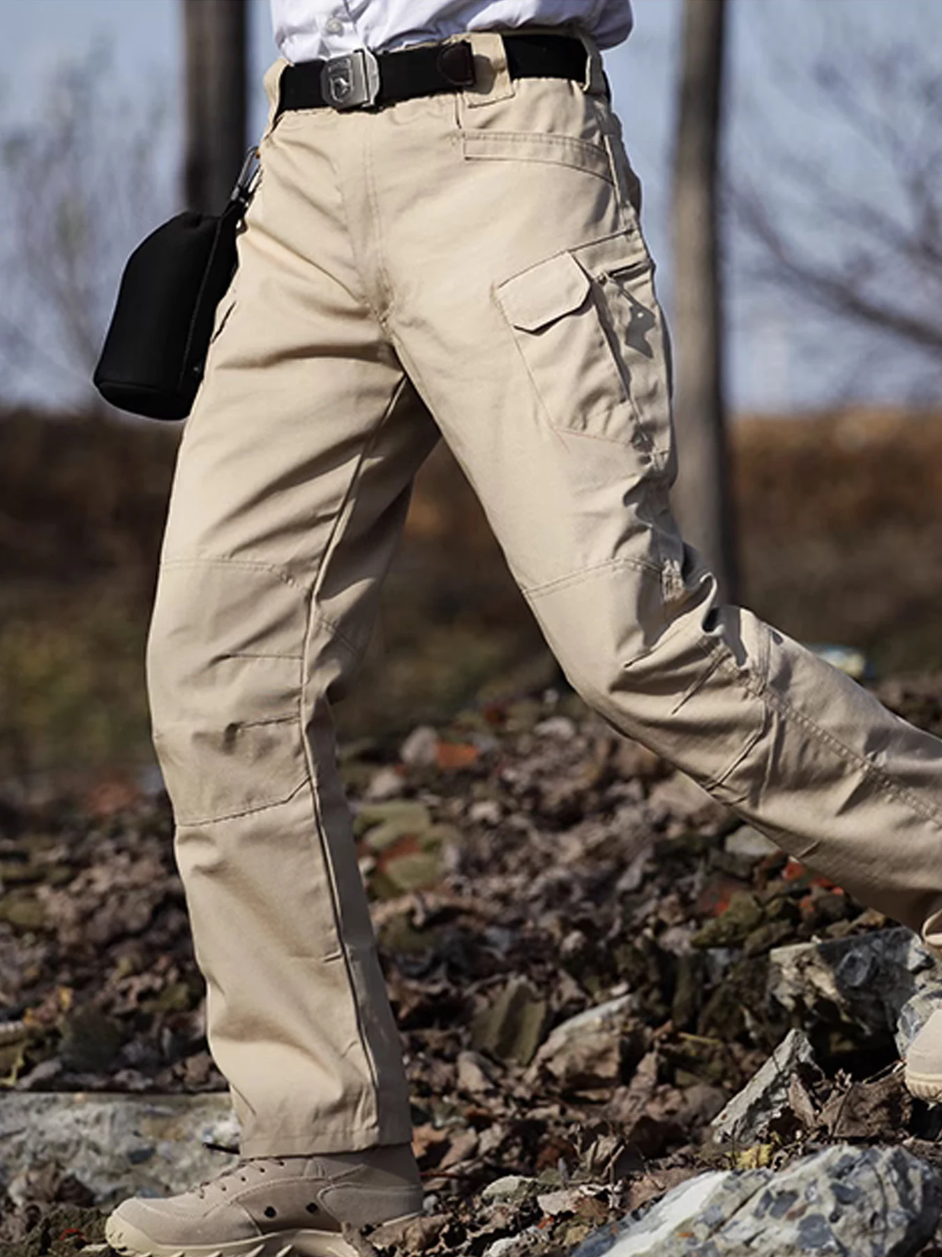 

Quick Dry Outdoor Military Pants Multi Pockets Elastic Tactical Pant Waterproof Plus Size 6XL Casual Cargo Trousers Men Clothing