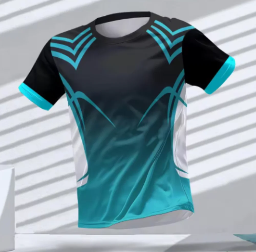 

New T-shirt Summer Sportswear Running T-shirt Elastic Quick drying Sports Top T-shirt Sports Gym Sweatshirt Men's Edition