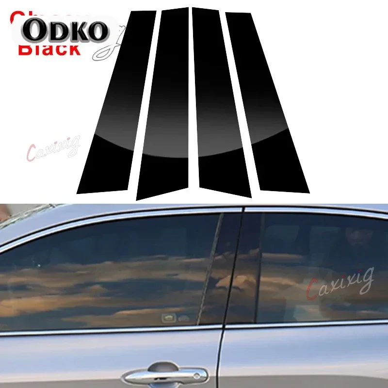 

Car Window B-Pillars Decorative Stickers For Volkswagen VW Golf 6 7 8 MK6 MK7 MK8 Door Pillars Post Trim Car Styling Accessories