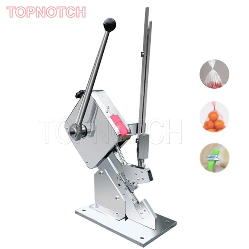 Manual U Shape Sausage Clipper Plastic Bag Clipping Maker Strapping Machine For Meat Packing Machine