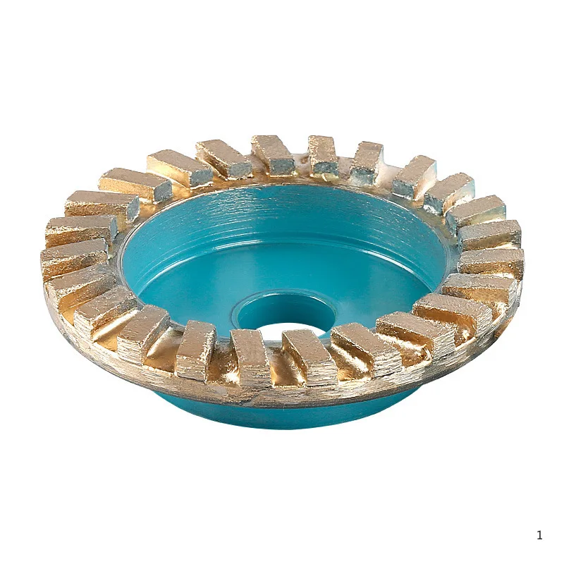 Diamond sintering bowl grinding disc diameter 150 holes 30 stone edging machine gong head granite grinding head 2 cm abrasive