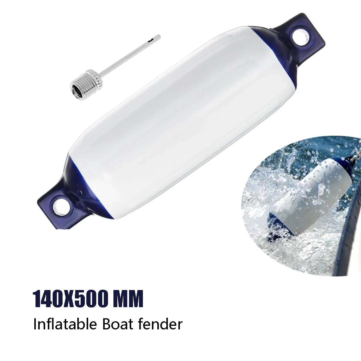 Inflatable Boat PVC Boat Anchor Bumper Marine Boat for Boat, Sailboat, Cuddy Etc (5.5X20 Inch)