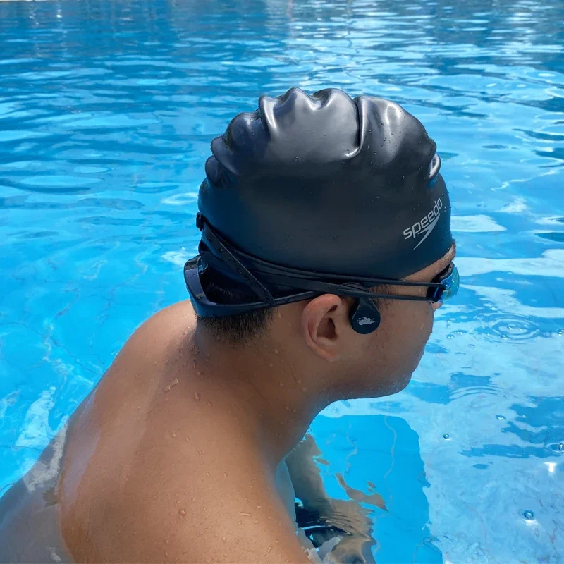 Swimtalk Unterwasser-Audio-Trainingssystem, 1 Sender und 15 H907 Knochenleitungs-Kopfhörer
