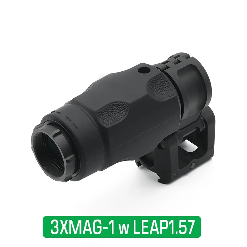 Evolution Gear 3x Scope Vergrootglas Sight 3XMag-1 Voor Jacht Airsoft met 2,26 "FTC Leap06 Flip naar Side Mount met volledige markeringen