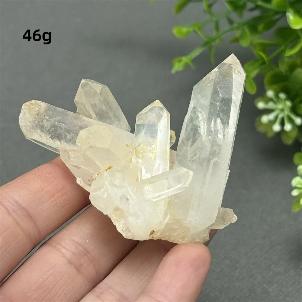 Natural Quartz White Crystal Mineral Specimen Crystal Cluster Reiki Energy Spiritual Healing Meditation Garden Home Decor Gift