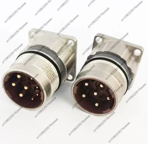 1pc m23-8pin 8-core male pin servo motor power cable plug