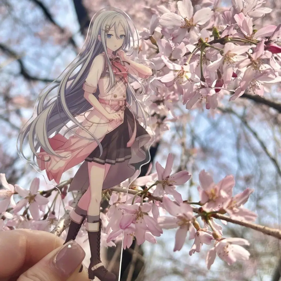 مشروع Sekai Yoisaki Kanade تأثيري أنيمي الاكريليك حامل الشكل الدائمة نموذج سطح المكتب لوحة حامل الحلي الملحقات