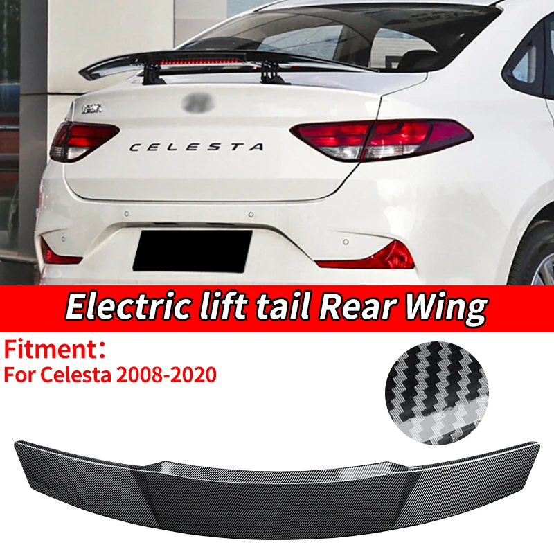 Car Electric Rear Spoiler Wing Trunk Tail Remote Control Modification Accessories For Hyundai Elantra Celesta 2008 10 15 18 2020