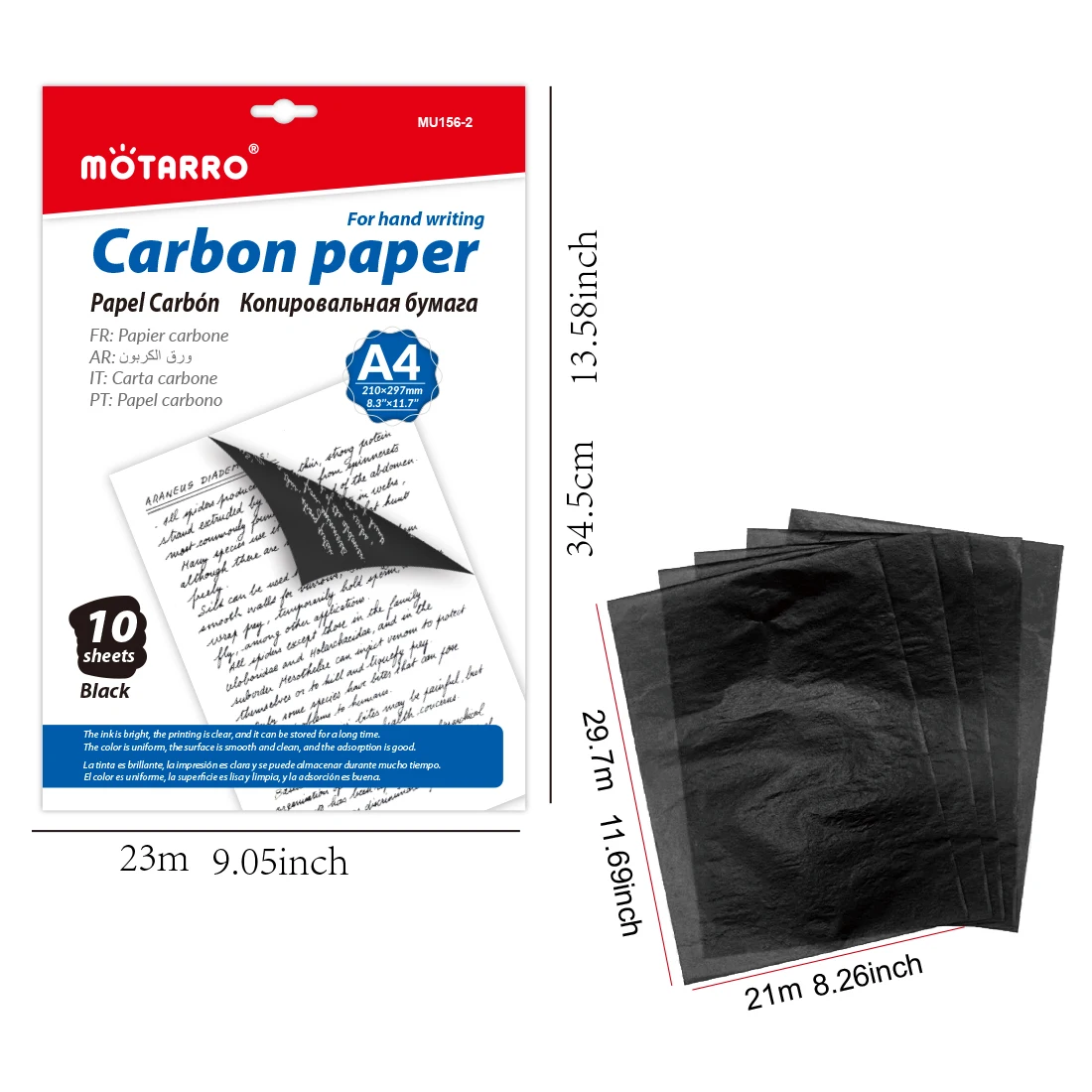 10 Sheets A4 Carbon Paper Reusable Image Paper Pattern Letters Tracing Paper Copy Paper Painting Tracing Accessories