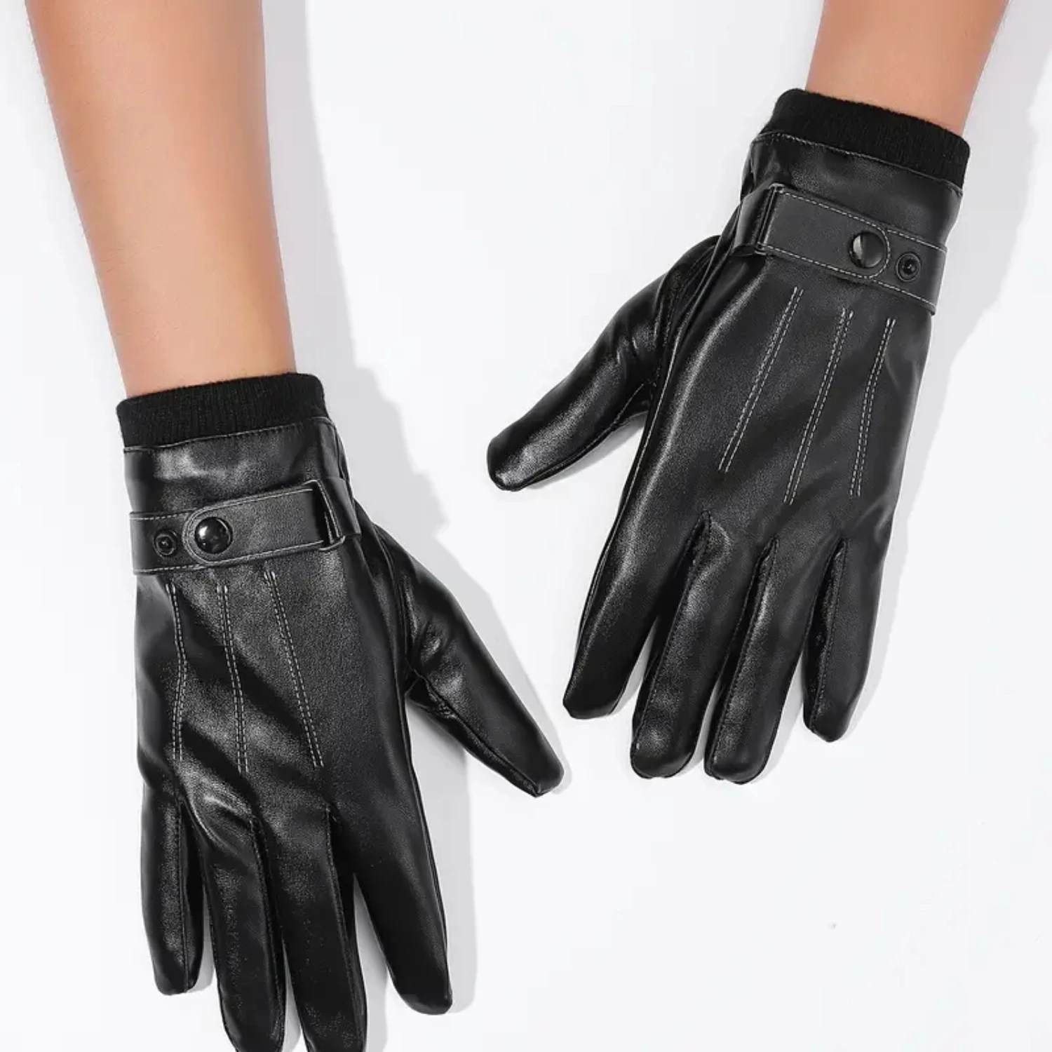 Stay warm and protected on your motorcycle rides with these essential windproof and cold-proof mens business gloves. Featuring 