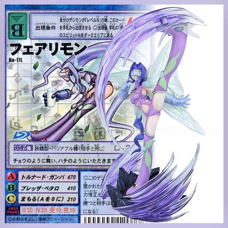 

Фигурка Digimon Fairimon, 30 см, милые модели из ПВХ для девочек, статуя, куклы, коллекция фигурок, украшение для стола, игрушки, подарки на день рождения