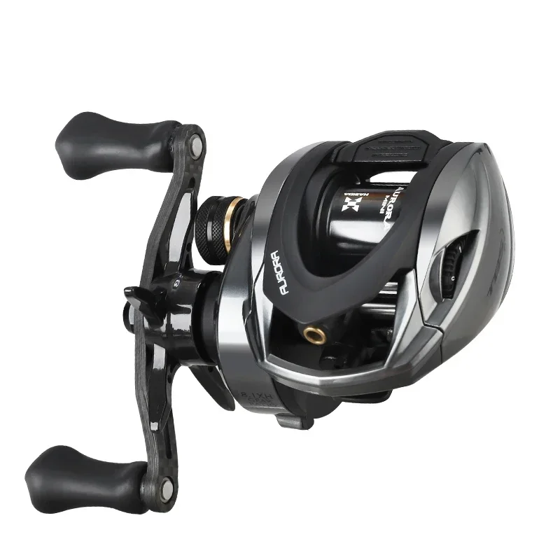 

Reel BaitCasting 115g 8.1: Ratio Long cast Fishing Reel AEROSPACE T7 & BRASS GEAR Fishing BaitCasting Reel